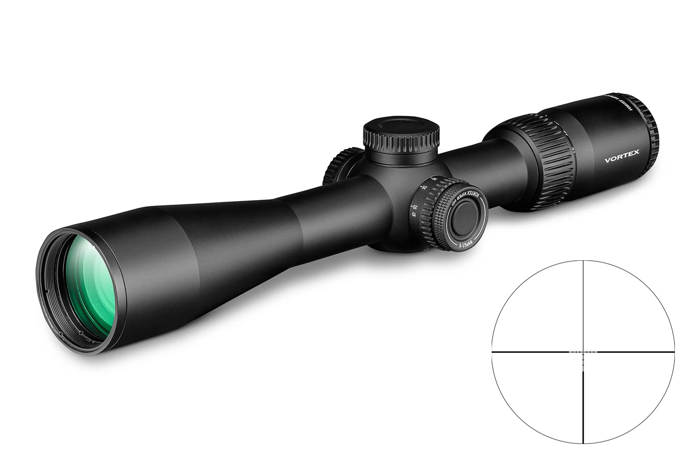 VORTEX OPTICS VIPER HD 3-15X44 VMR-3 MRAD RIFFLESCOPE