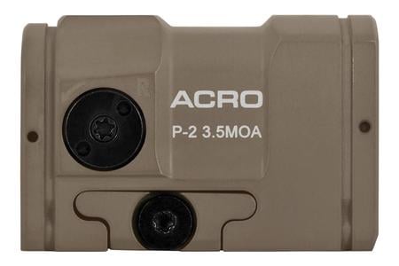 ACRO P-2 FDE 3.5MOA RED DOT REFLEX SIGHT WITH INEGRATED ACRO INTERFACE