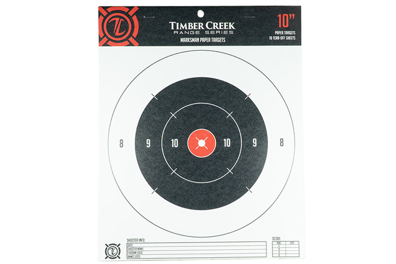 TIMBER CREEK 10IN PAPER REPLACEMENT TARGETS 15 SHEET