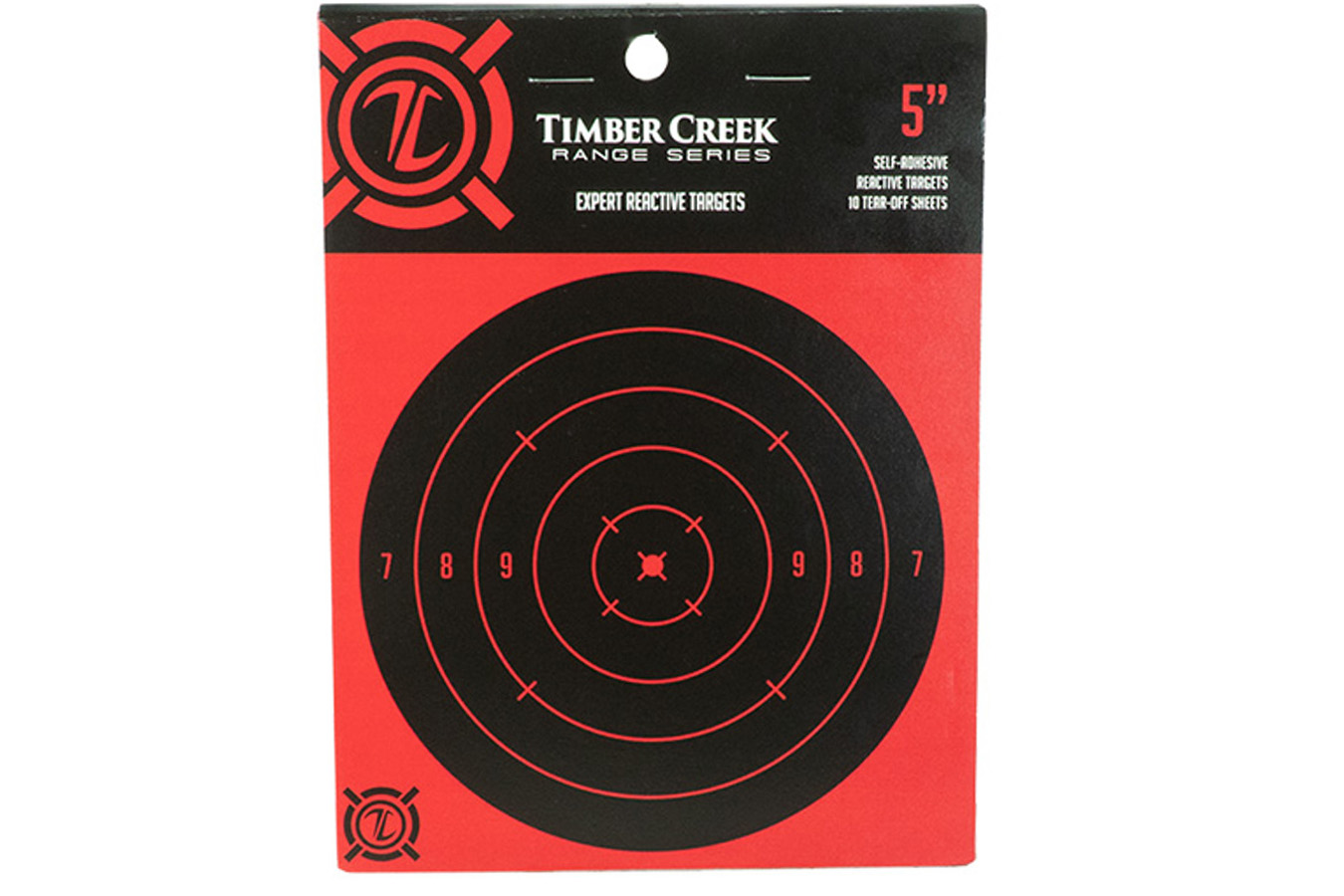 TIMBER CREEK 5IN SELF-ADHESIVE REACTIVE TARGET 10 SHEET