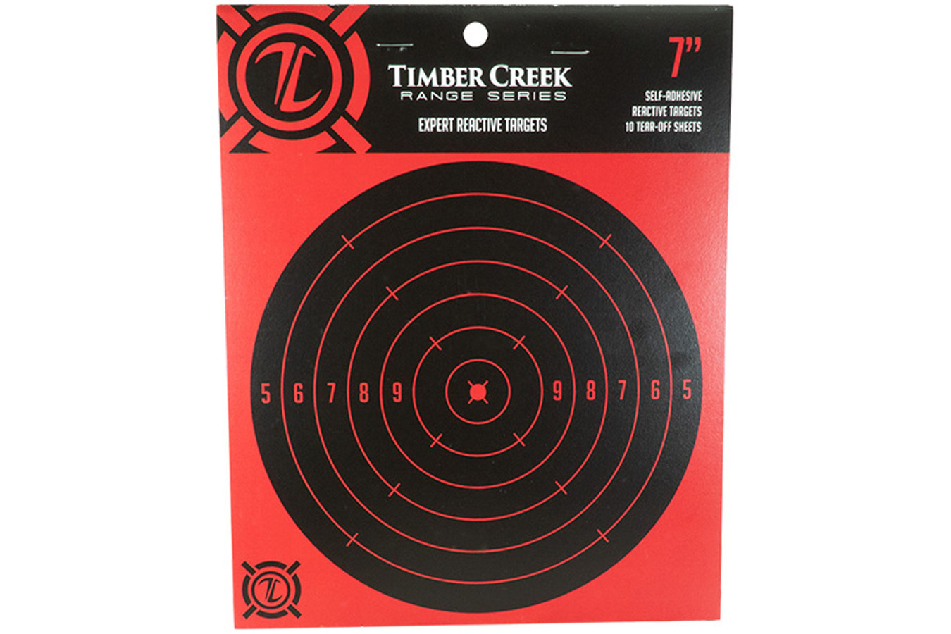 TIMBER CREEK 7IN SELF-ADHESIVE REACTIVE TARGET 10 SHEET