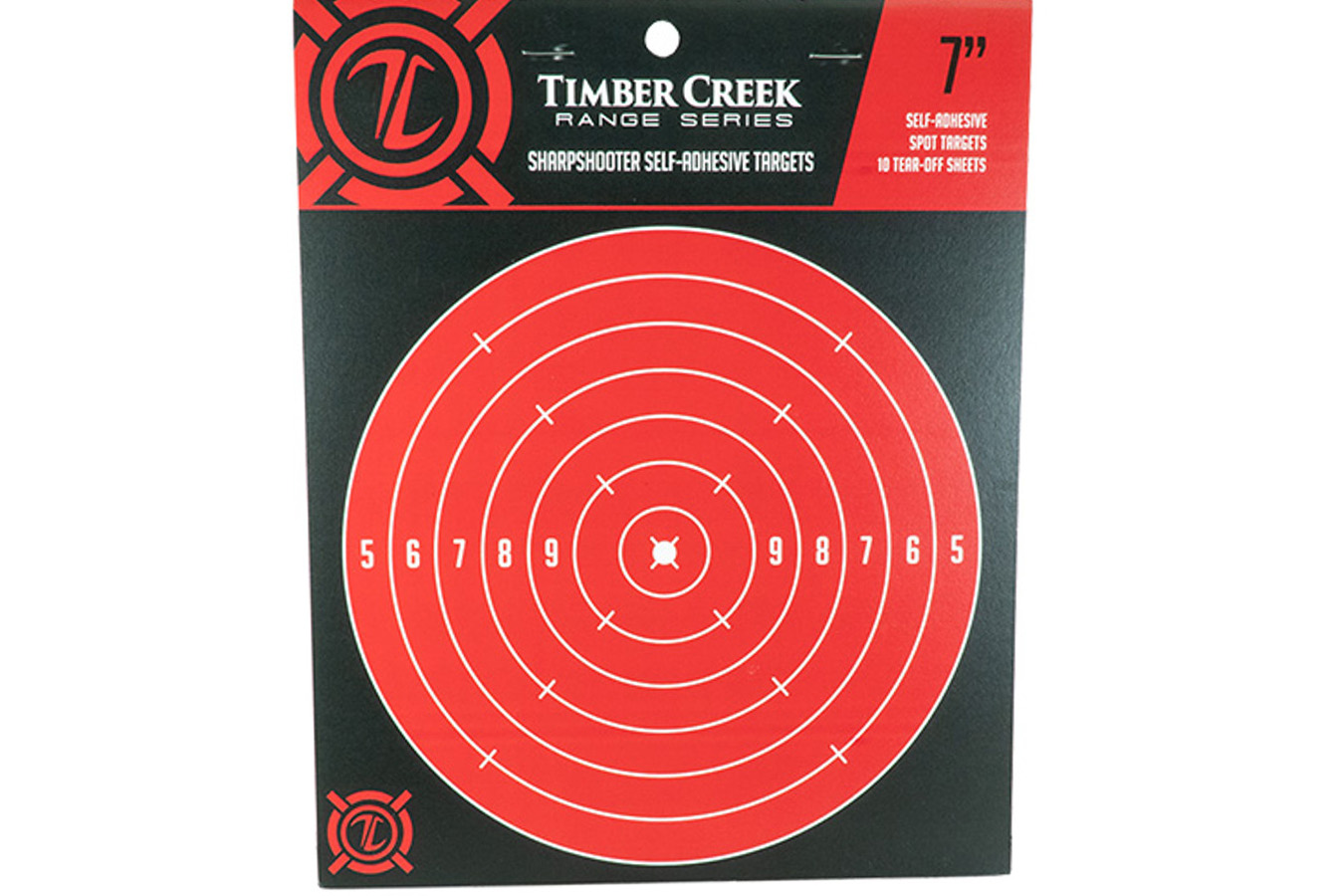 TIMBER CREEK 7IN SELF-ADHESIVE TARGET 10 SHEET