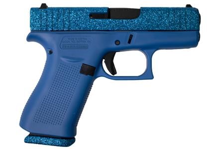 43X 9MM PISTOL WITH SAPPHIRE GLITTER BLUE FINISH