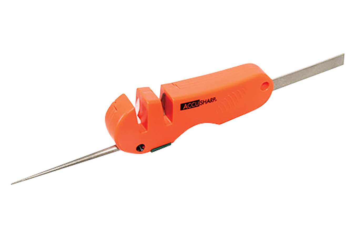 Accusharp/fortuneprodinc 4-in-1 Sharpener Hand Held Coarse Tungsten Sharpener Orange