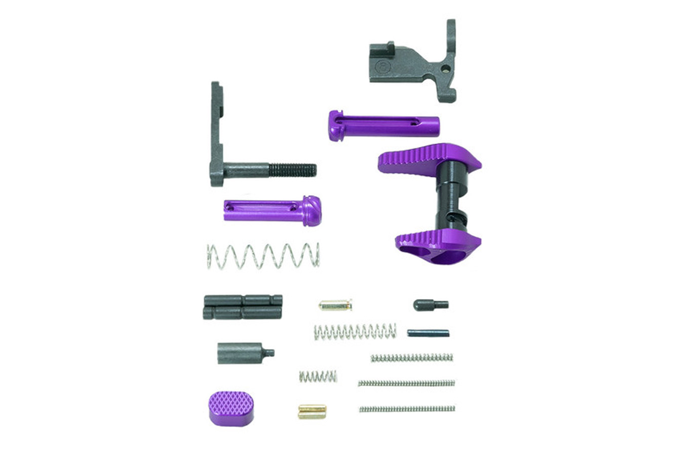 Timber Creek AR Lower Parts Kit - Purple Anodized