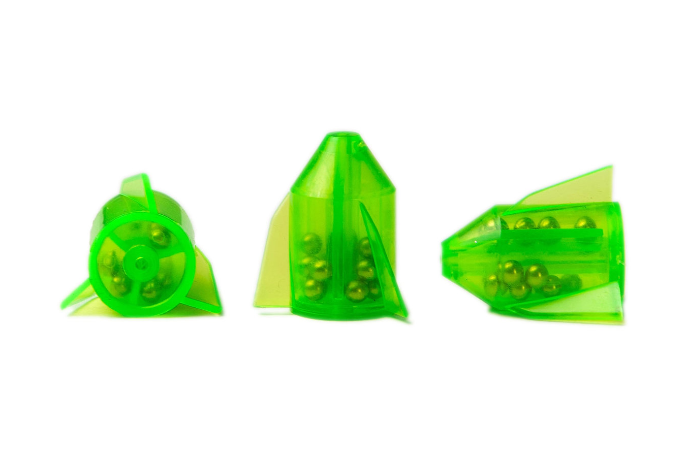 Madkatz Green Rocket Rattles - 10 Pack