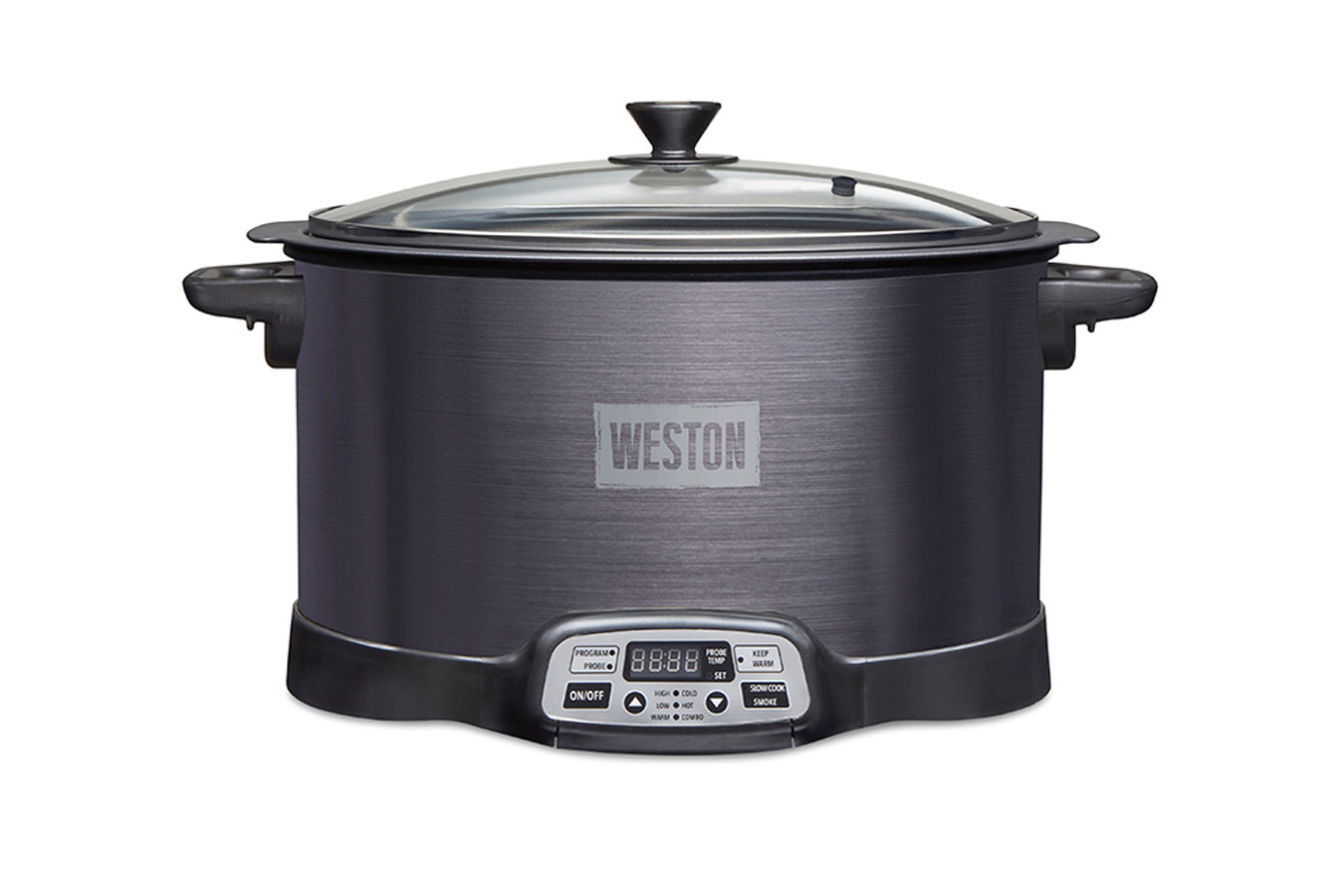 Weston Brand 2-in-1 6 QT Indoor Smoker & Slow Cooker