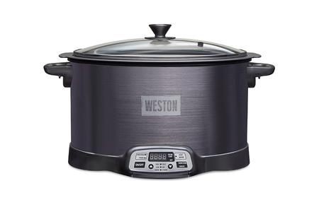 SLOW COOKER, 6 QT DIGITAL W SMOKER 