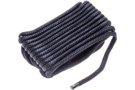 3/8X25`DBL BRAID NYLON BK 