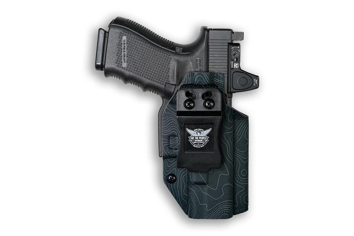 We The People IWB Topographic Gray Holster for Sig Sauer P365/P365X with Optic Cut (Left Handed)