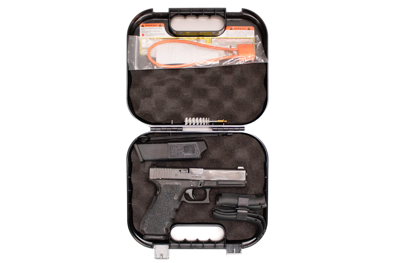 Glock 17 Gen4 9mm Police Trade-in Pistol with Original Case and Two Magazines