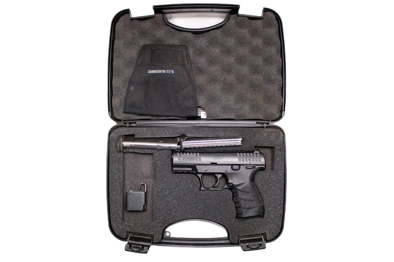 Walther CCP 9mm Police Trade-in Pistol with Case and Two Magazines