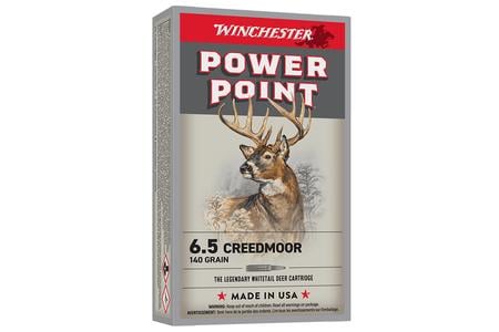 6.5 CREEDMOOR 140GR POWER-POINT 20/BOX