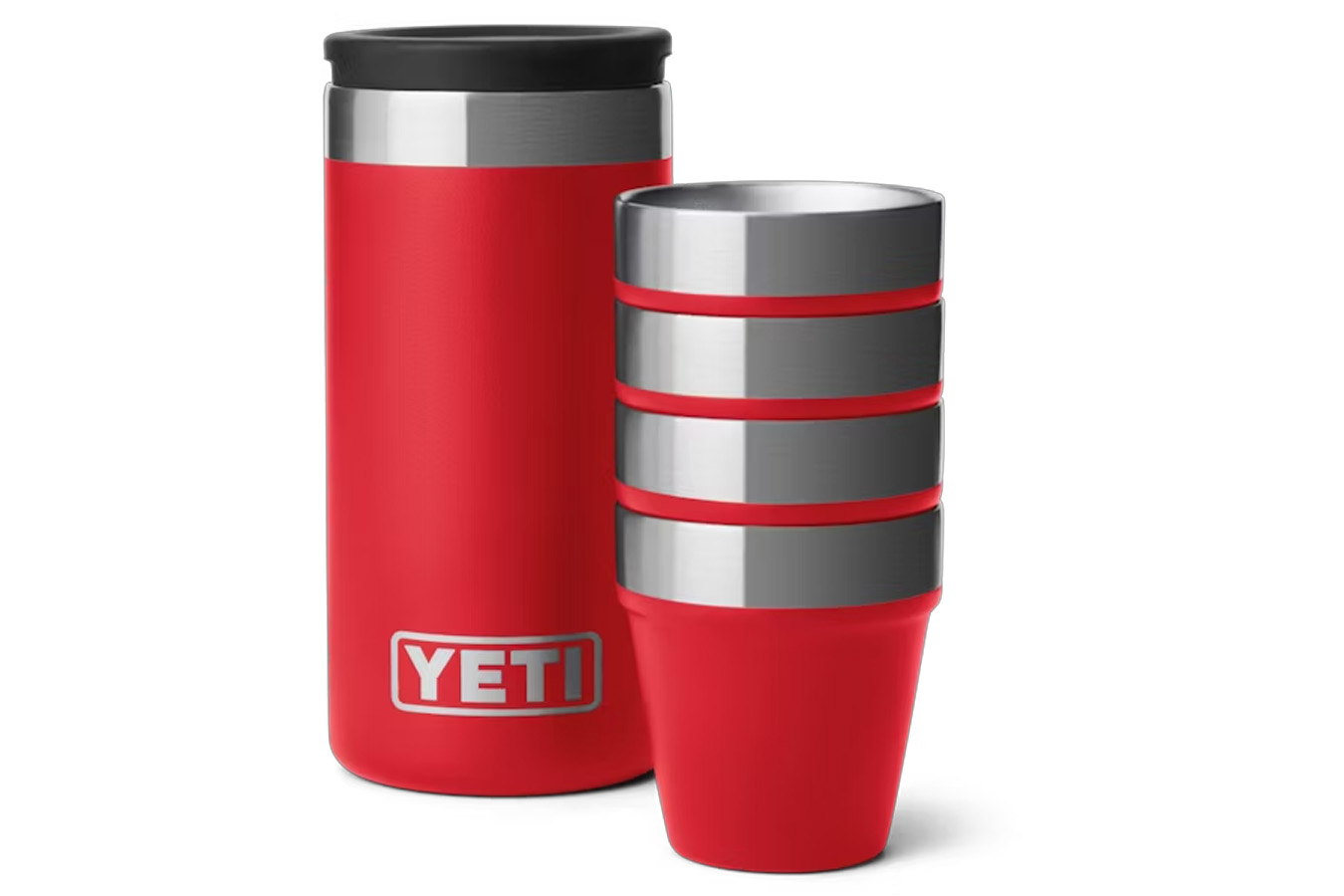 Yeti Coolers Shot Glasses Case Rescue Red