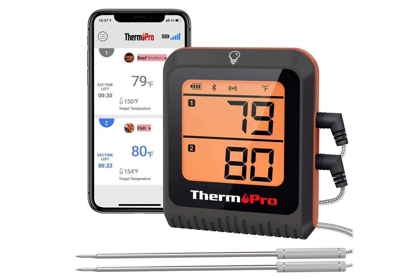 Thermopro Smart Bluetooth Meat Thermometer with Dual Probe