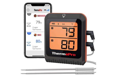 SMART BLUETOOTH MEAT THERMOMETER WITH DUAL PROBE