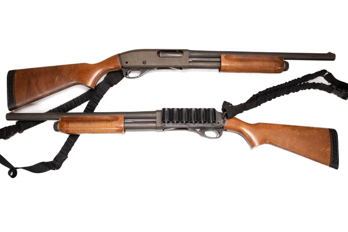 Remington 870 Police Magnum 12 Gauge Police Trade-In Shotguns with Sling and Side Saddle