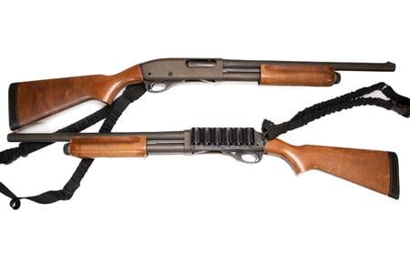 REMINGTON 870 POLICE MAGNUM 12GA POLICE TRADE-IN WITH SIDE SADDLE AND SLING