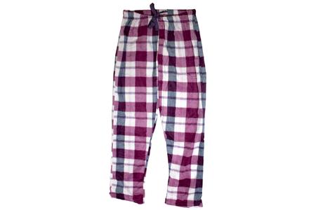 LADIES MINKY FLEECE PLAID LOUNGE PANTS