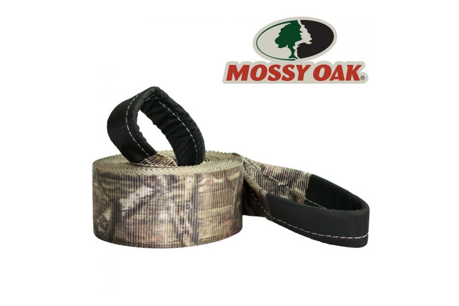 Mossy Oak Outfitters Camo Recovery Strap / 20,000 lbs.