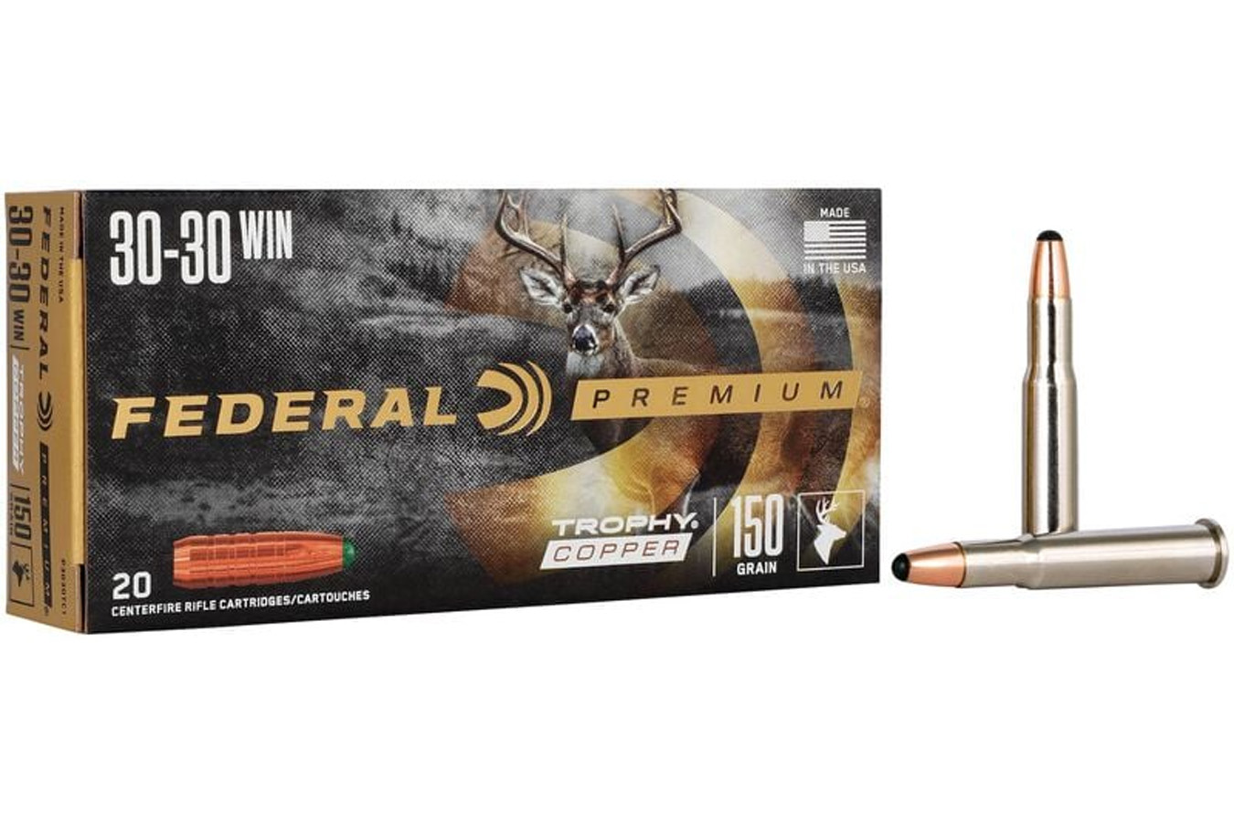 Federal 30-30 Win 150 Grain Trophy Copper 20/Box