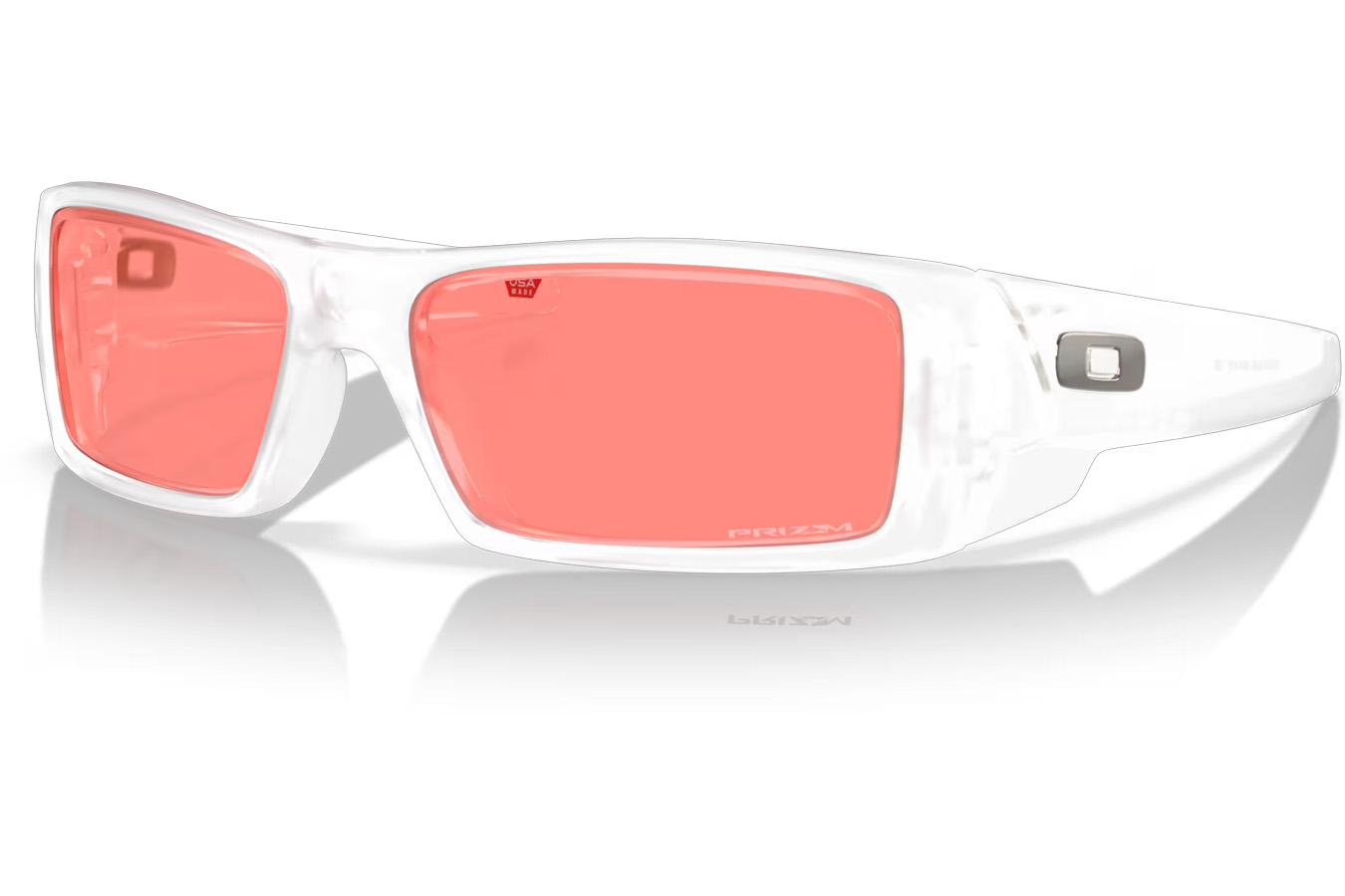 Oakley Gascan Sunglasses with Matte Clear Frames and Prizm Peach Lenses Sportsman s Outdoor Superstore