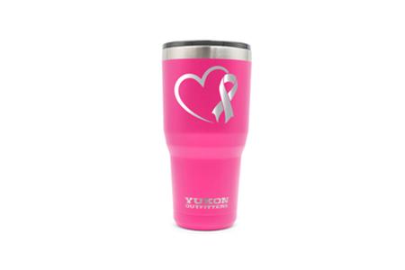 YUKON 30OZ TUMBLER BREAST CANCER