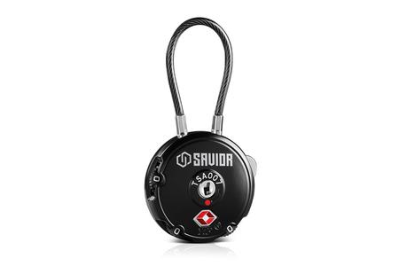 3-DIGIT COMBO LOCK BLACK