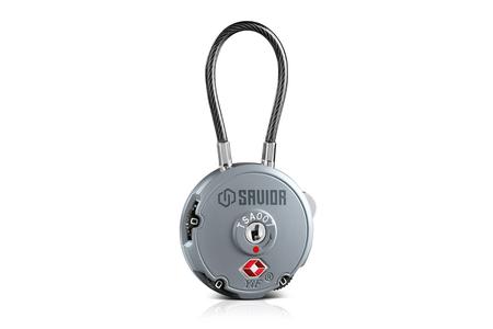 3-DIGIT COMBO LOCK GRAY