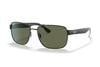 RAY BAN RB3530 BLACK W/G-15 GREEN LENSES