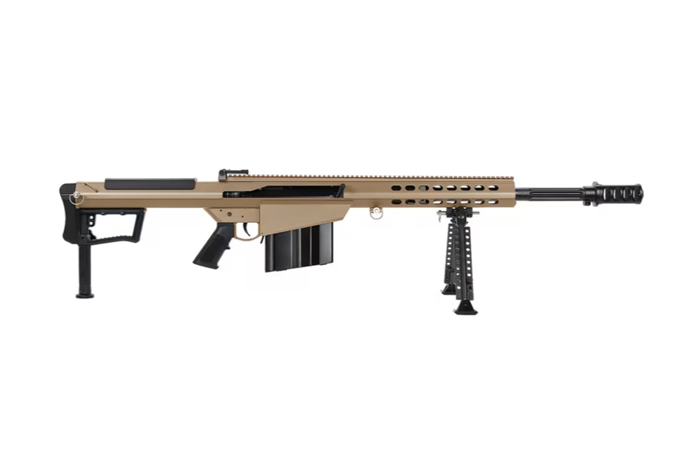 Barrett M107A1 .50 BMG Flat Dark Earth (FDE) Rifle w/ Steel Upper