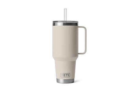 RAMBLER 42 OZ STRAW MUG CAPE TAUPE