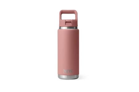 RAMBLER 26 OZ C STRAW BOTTLE SANDSTONE PINK