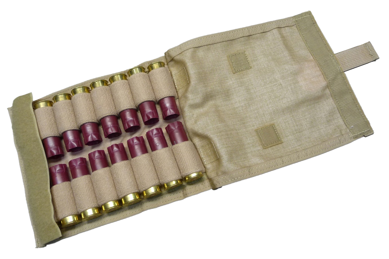 The Resource Center Shotgun Shell Pouch, Desert Camo, 14 Shells