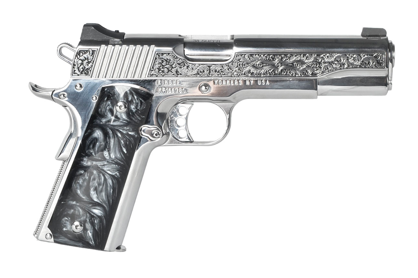 Kimber 1911 STS II German Scroll 38 Super Semi-Auto Pistol