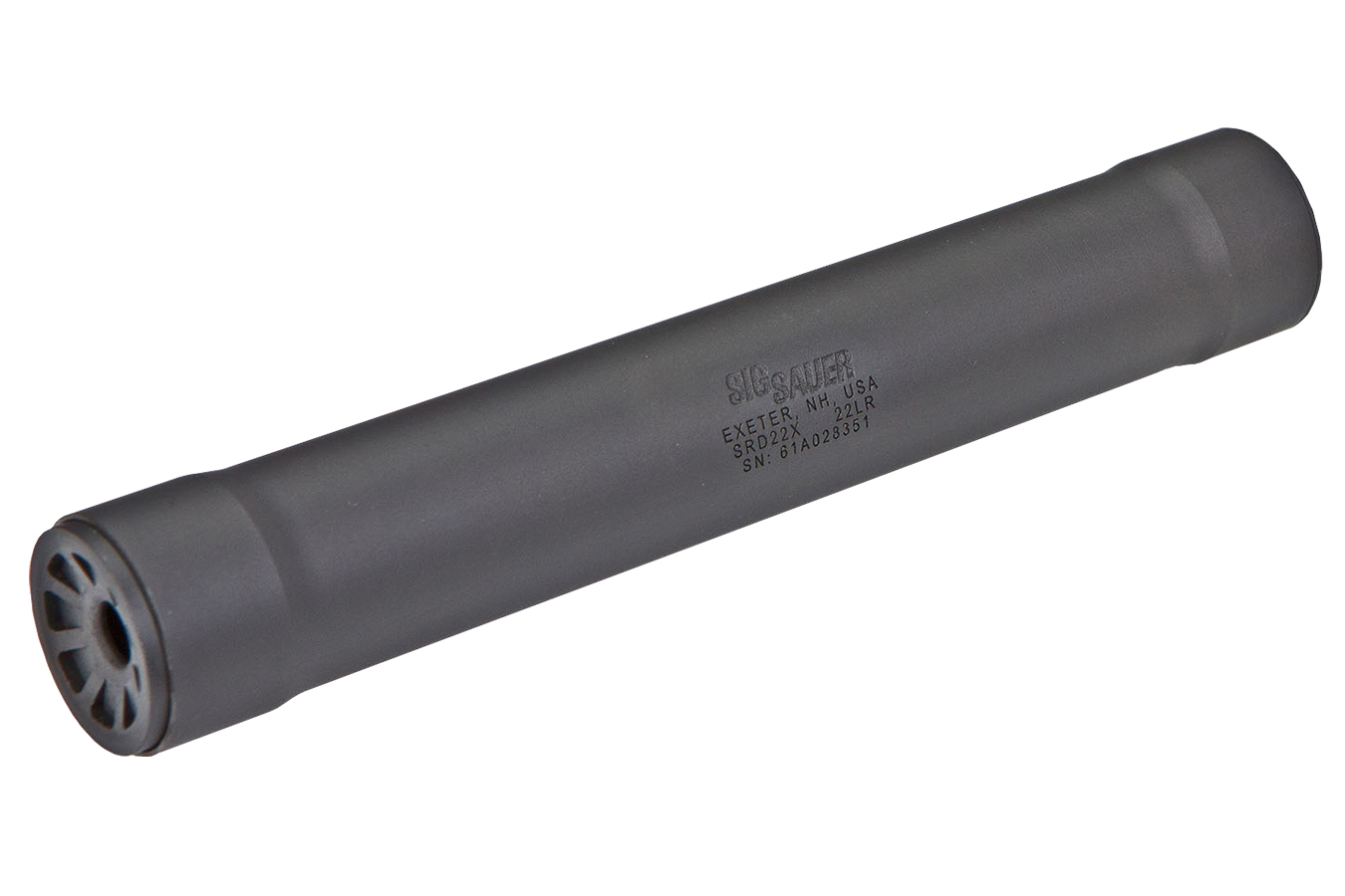 Sig Sauer SRD22X 22LR Rimfire Suppressor with Titanium Tube