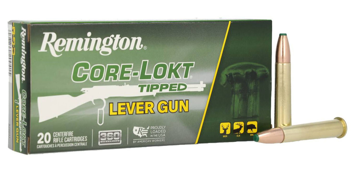 Remington 360 Buckhammer 180 Grain Centerfire Core-Lokt Tipped 20/Box