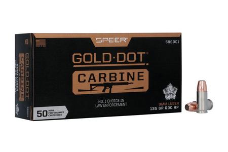 9MM LUGER 135 GR HP GOLD DOT CARBINE 50/BOX