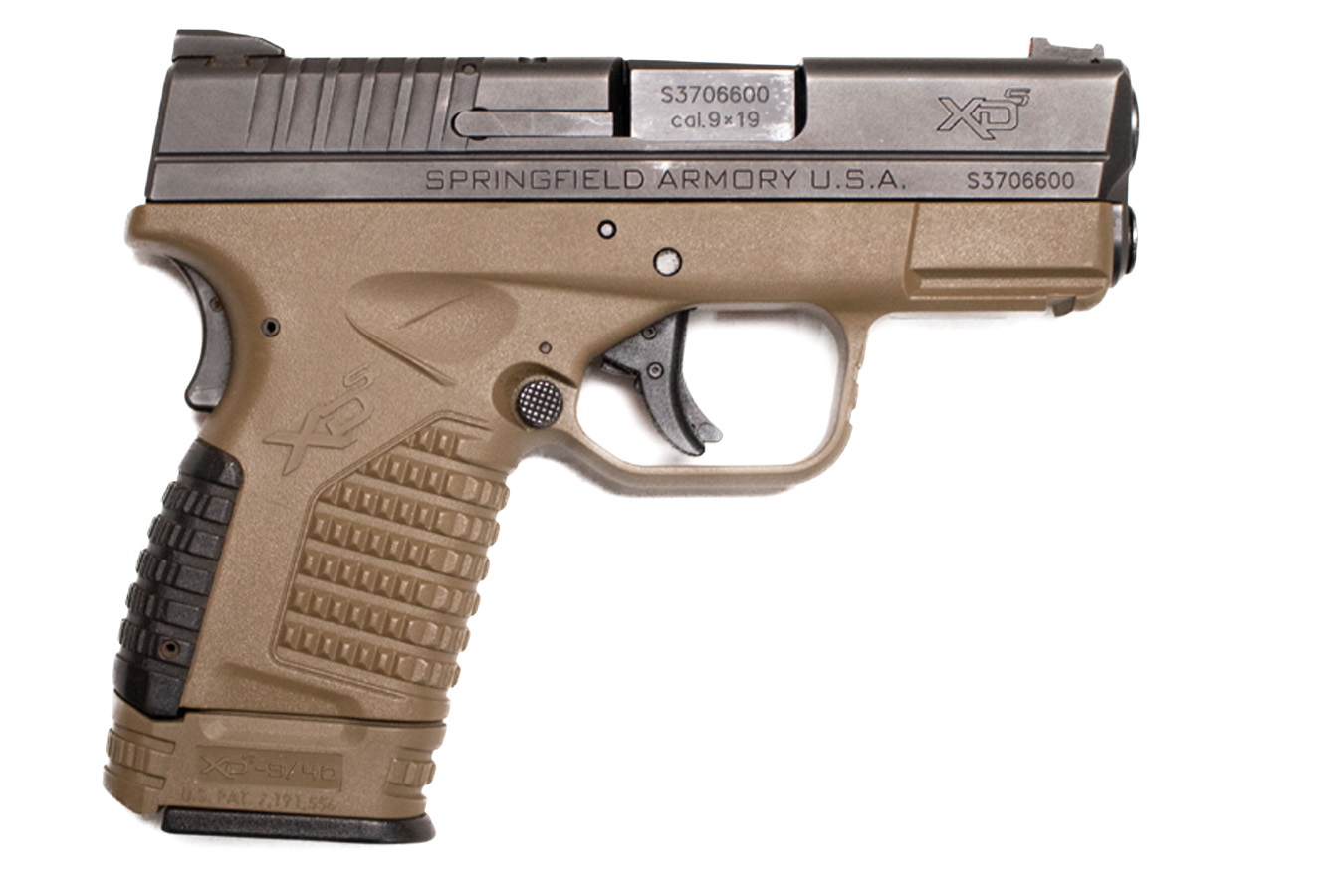 Springfield XDS-9 3.3 9mm Trade-In Pistol with FDE Frame