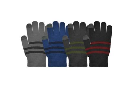 BOYS STRIPE TS STRETCH GLOVES