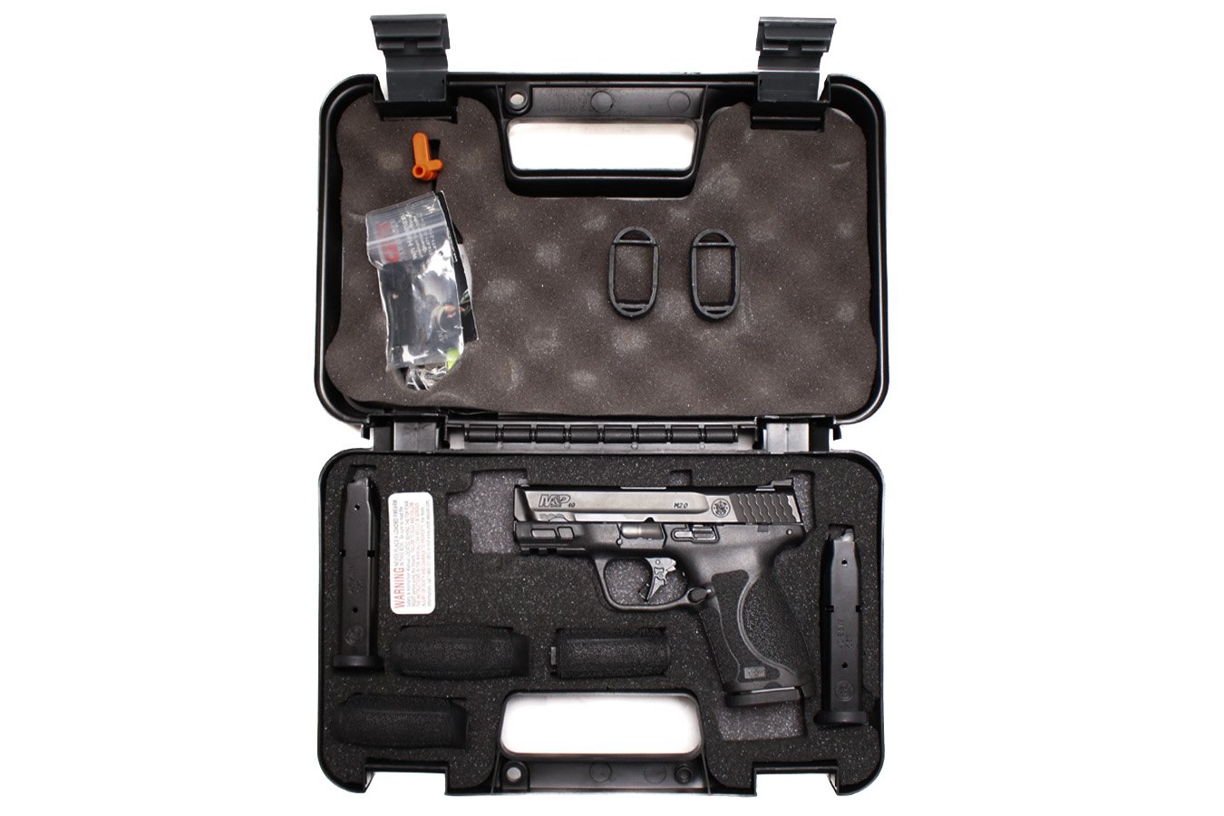 Smith & Wesson M&P40 M2.0 Compact 40 S&W Law Enforcement Used Firearm with Night Sights, 3 Magazines and Original Box.