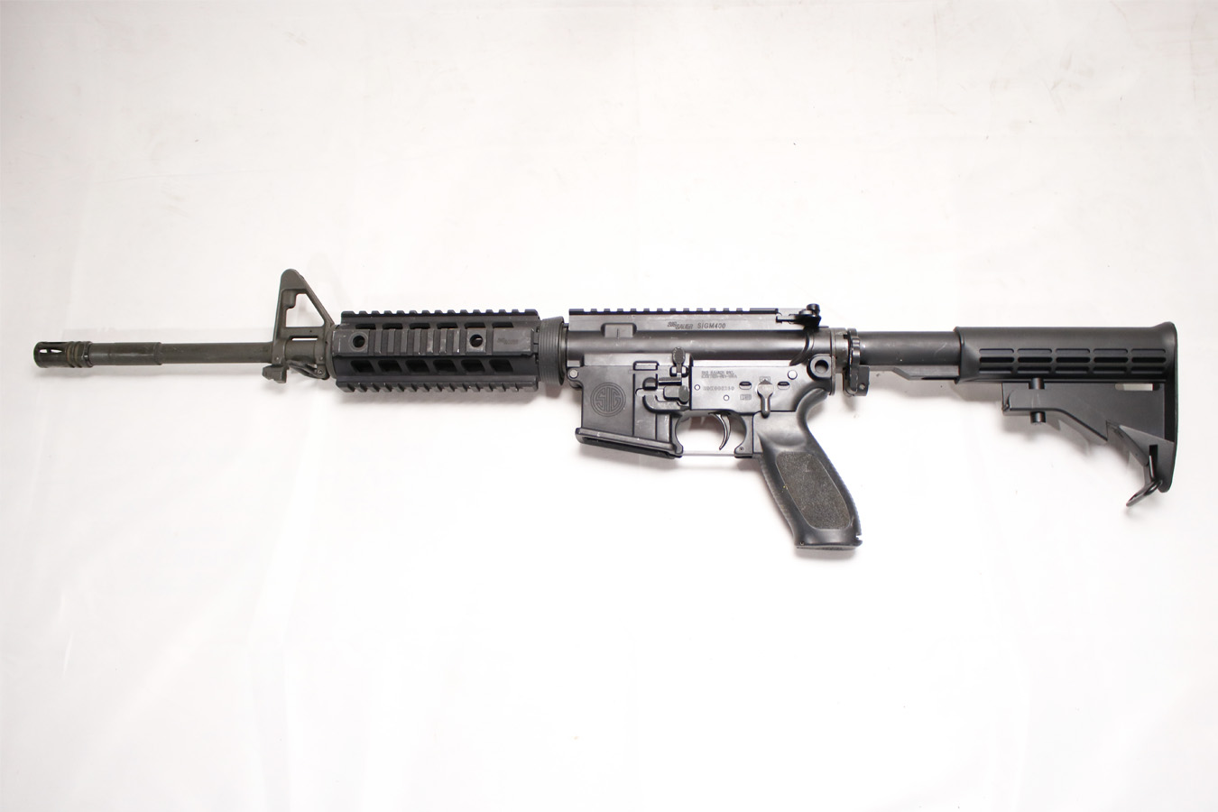 Sig Sauer M400 5.56mm Semi-Automatic Police Trade-in Rifle (Magazine Not Included)