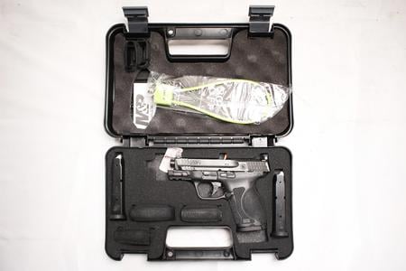 MP 9 COMPACT M2.0, TRITIUM NIGHT SIGHTS, FLAT TRIGGER, 3.6` BARREL, W/ 3EA.