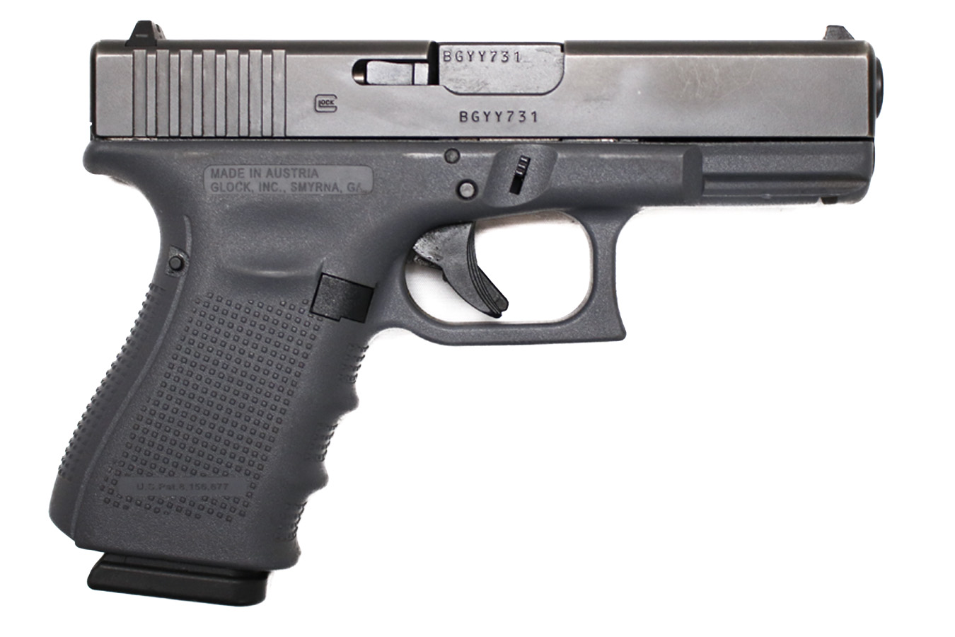 Glock 19 Gen4 9mm Police Trade-In Pistol