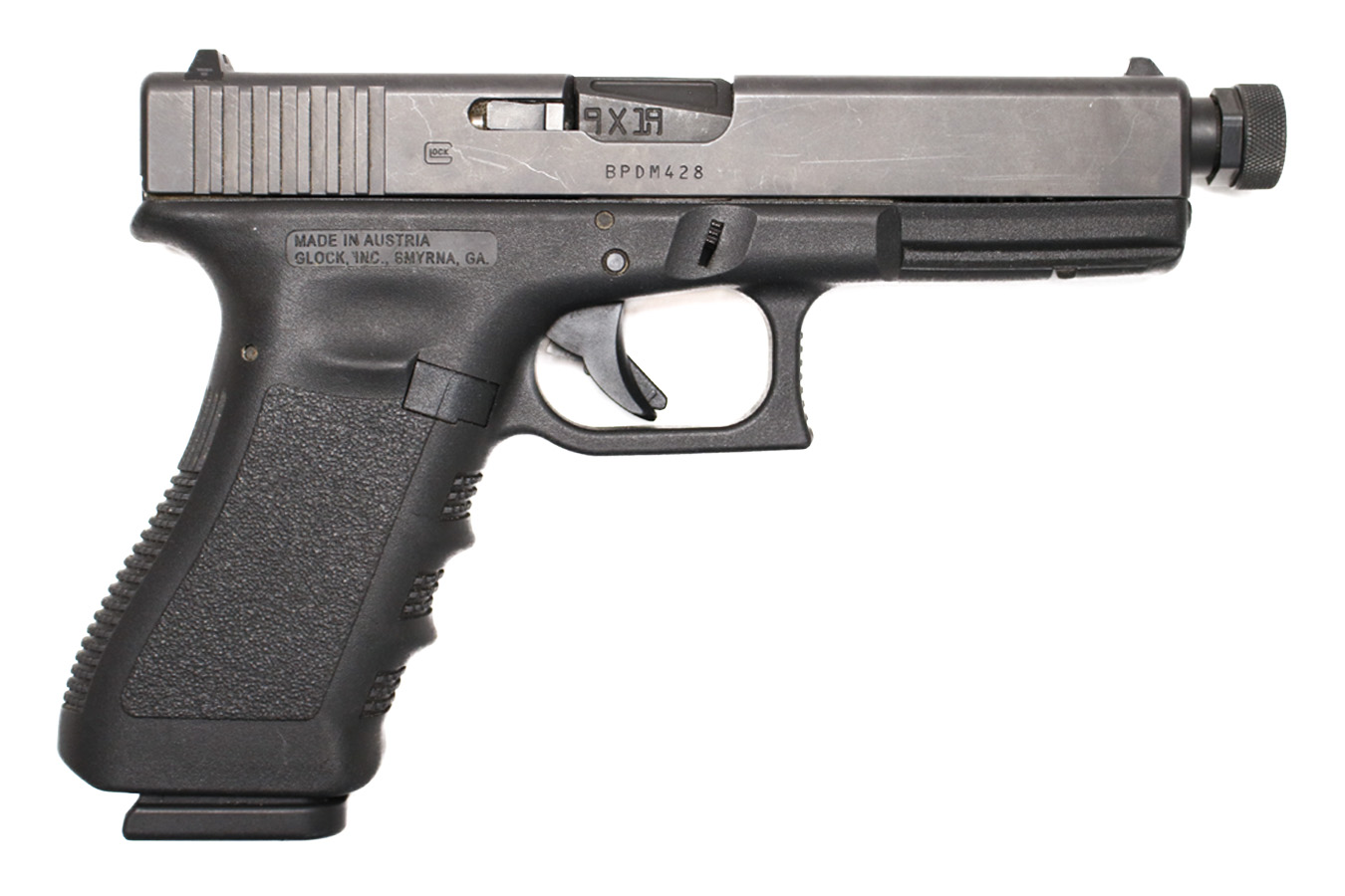 Glock 17 Gen3 9mm Police Trade-In Pistol with Threaded Barrel