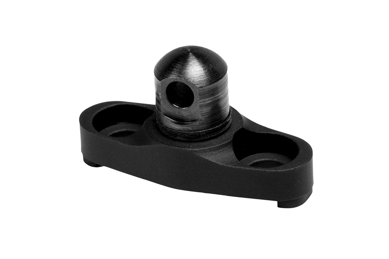 Grovtec Flanged Stud Mount M-LOK Black Anodized 6061 Aluminum