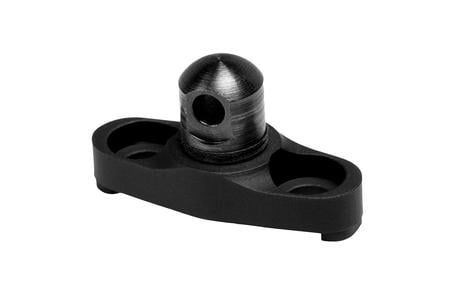 FLANGED STUD MOUNT M-LOK BLACK ANODIZED 6061 ALUMINUM