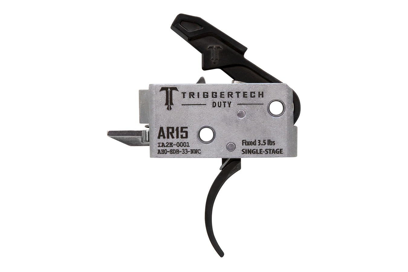 Triggertech Duty Curved Trigger Single-Stage 3.50 lbs Draw Weight Fits AR-15