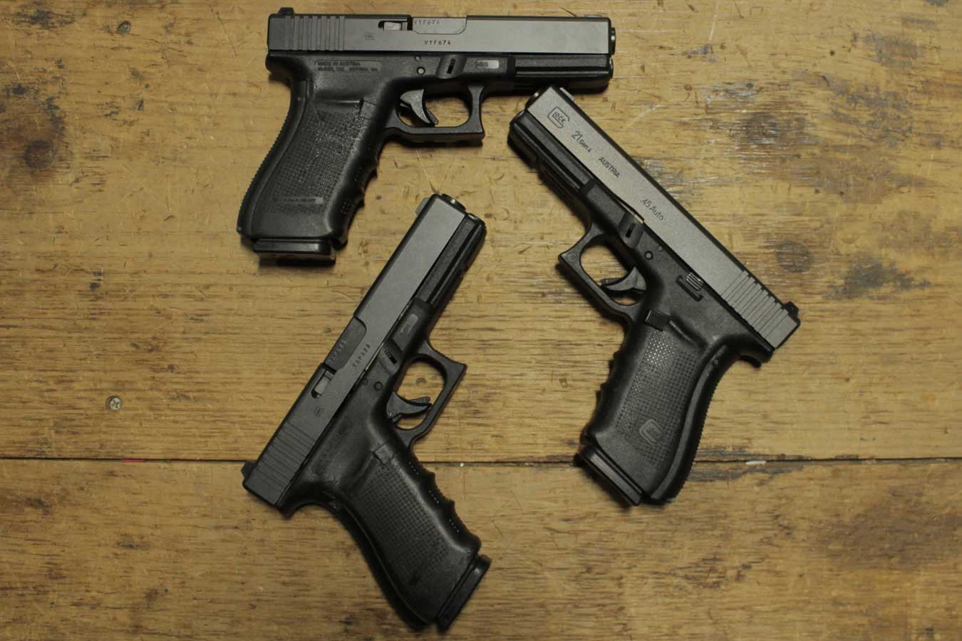 Glock 21 Gen4 45 ACP Police Trade-ins (Fair Condition)