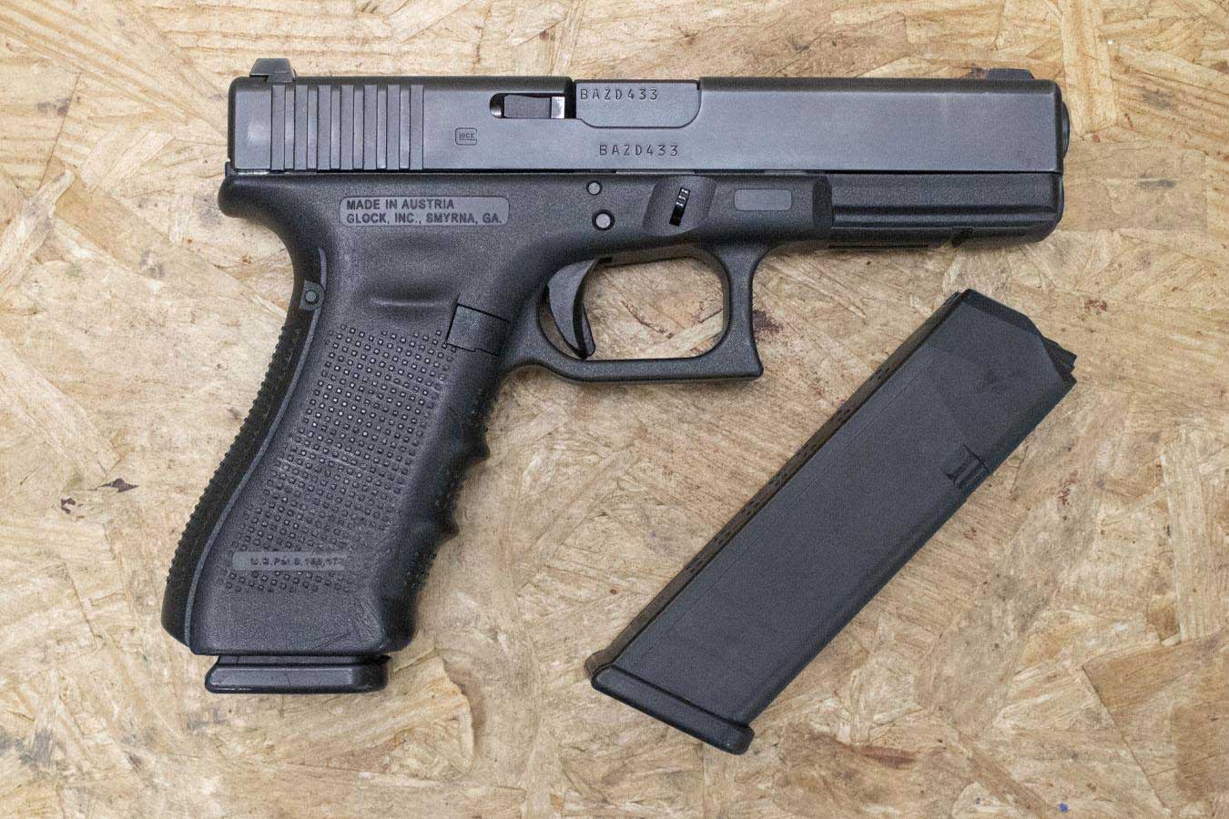 Glock 17 Gen4 9mm Police Trade-in Pistols (Good Condition)